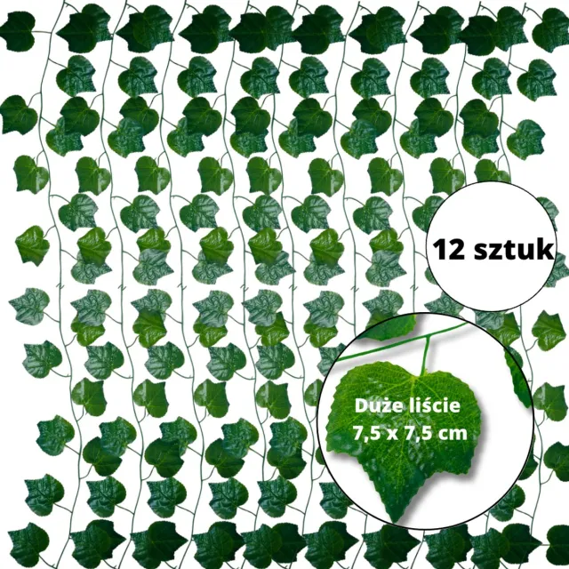 Inspiruj Blusssjerie - Kunstbloem Girlande - 235 cm - 12 stuks Groen