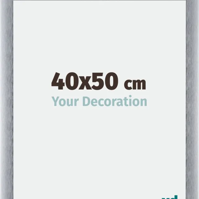 yd. Your Decoration - Fotolijst 40x50 cm - Aluminium - Zilver Geborsteld - Tucson