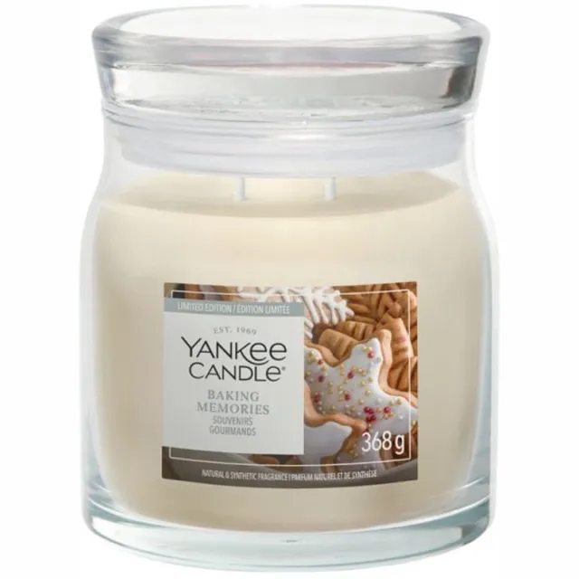 Yankee Candle Baking Memories Medium Jar - tot 50 branduren Beige