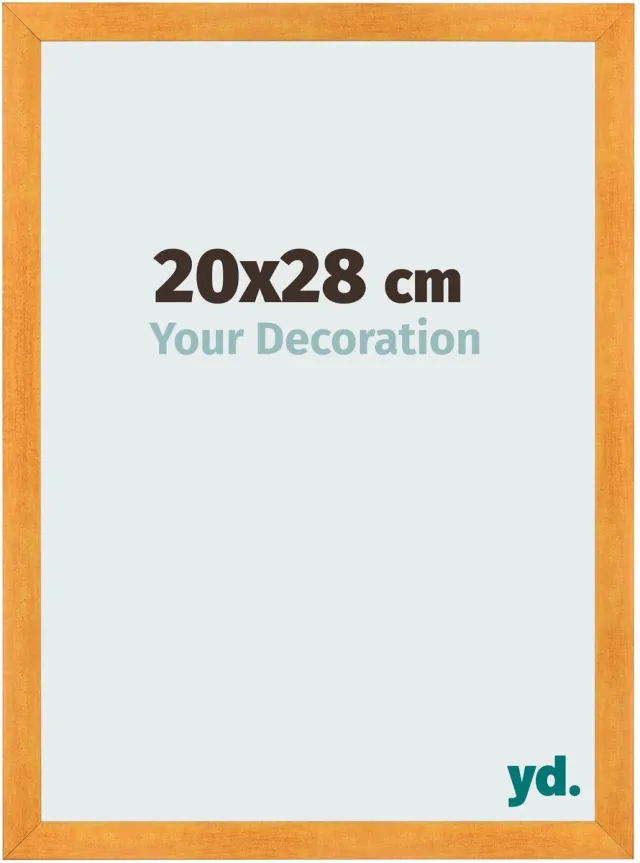 yd. Your Decoration - Fotolijst 20x28 cm - MDF - Oranje - Pisa