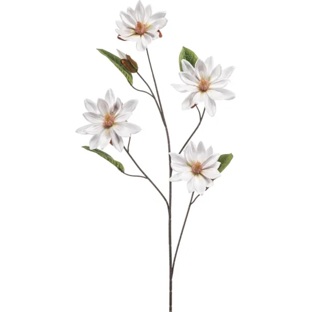Emerald Kunstbloem Magnolia 102cm wit - Kunstplant voor binnen