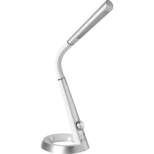 Beliani CANOPUS - Bureaulamp LED - Zilver - Synthetisch materiaal