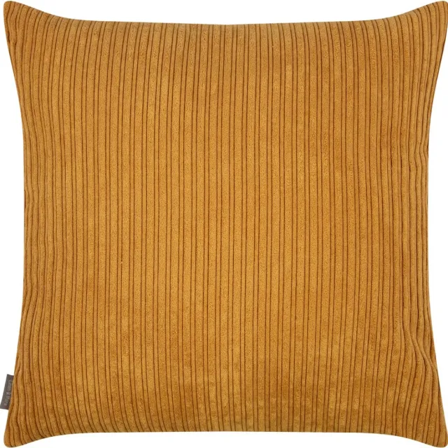 Mars & More Duke velvet rib - sierkussen - honinggeel - 45 x 45 cm