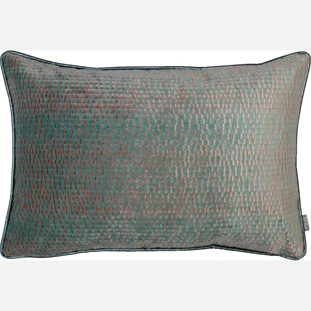 Raaf sierkussen-hoes Orca sea-blue 40x60 cm Blauw, Oranje