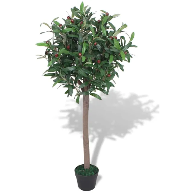 vidaXL Kunst laurierboom plant met pot 120 cm groen