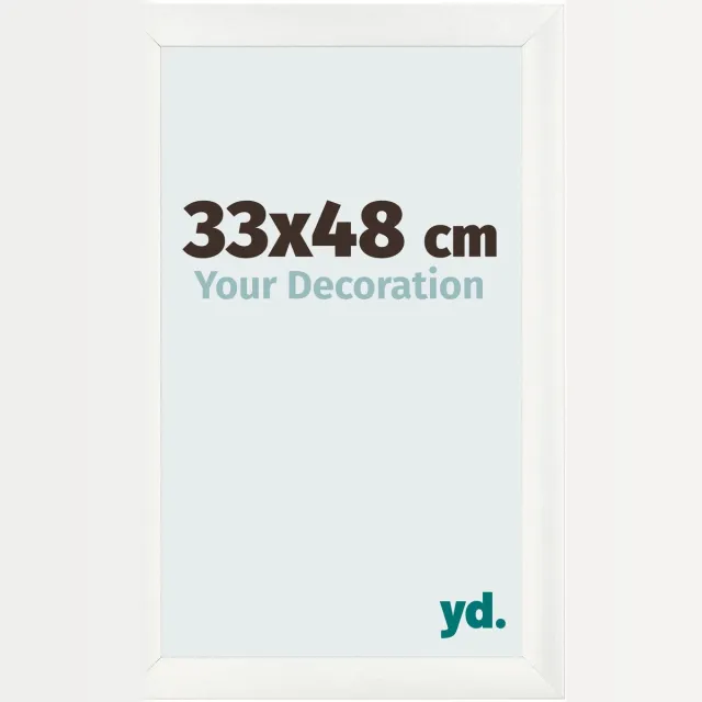 yd. Your Decoration - Fotolijst 33x48 cm - MDF - Wit Geveegd - Pisa