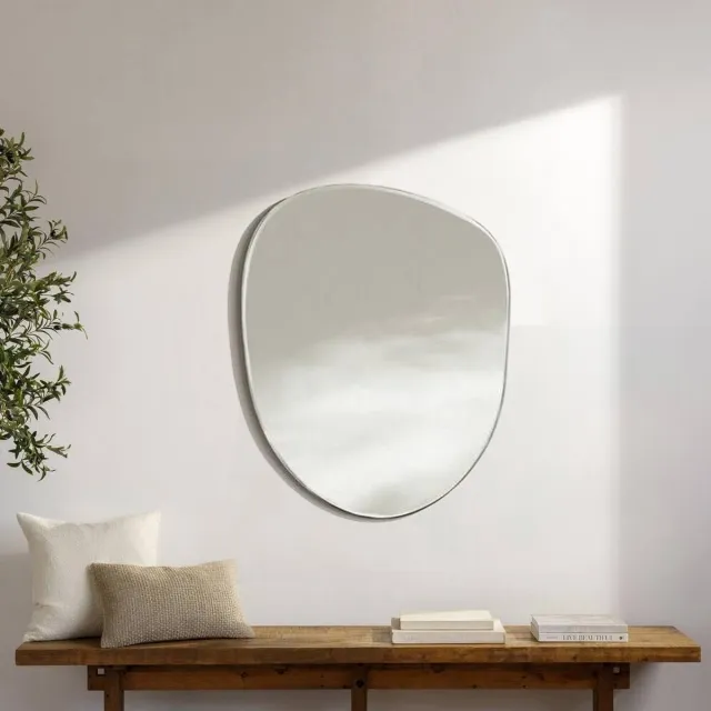 Milton & Oldbrook Wandspiegel 60 x 78 cm Nicosia Transparant