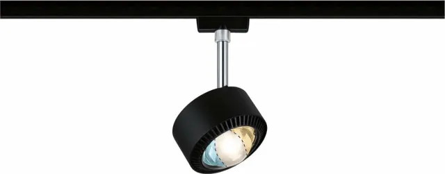 Paulmann 96771 URail LED-railspot Aldan enkele spot 500lm 8W Wit Schakelaar 230V Zwart mat railsysteem