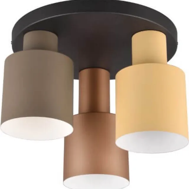 Trio AGUDO - Plafondlamp - Multicolour - excl. 3x E27 4 W - Plafondbevestiging
