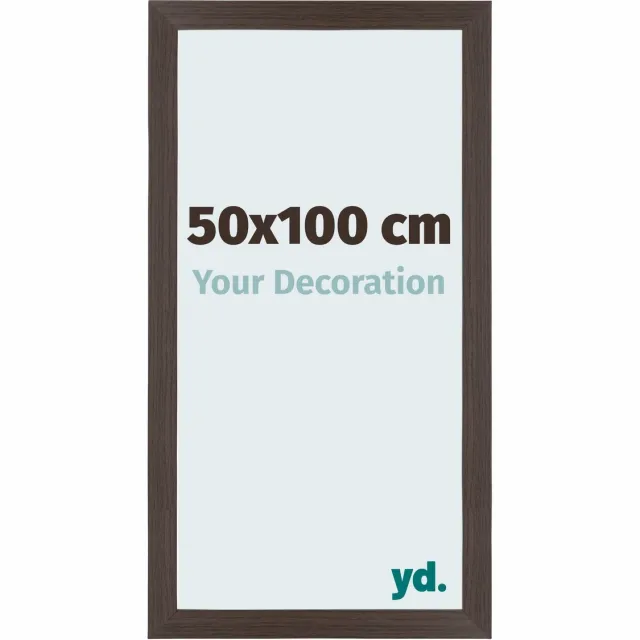 yd. Your Decoration - Fotolijst 50x100 cm - MDF - Eiken Donker - Mura