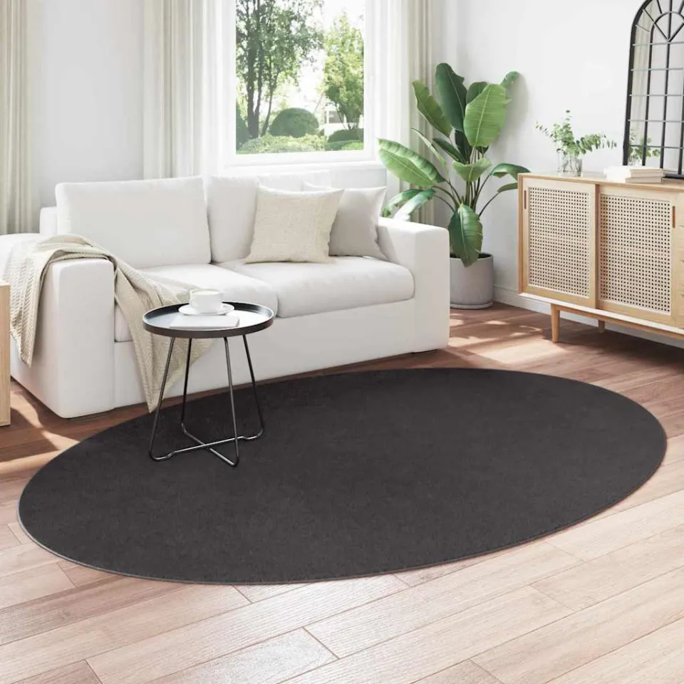 vidaXL Tapijt HUARTE Antraciet 160 x 230 cm 100% Polyester, foto 3