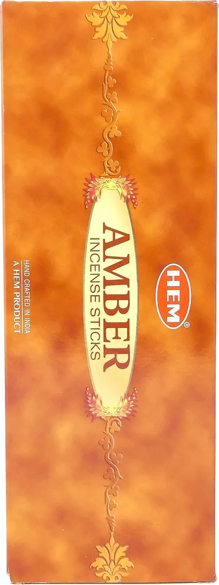 HEM Wierook - Amber - Slof (6 pakjes/120 stokjes) Multicolor