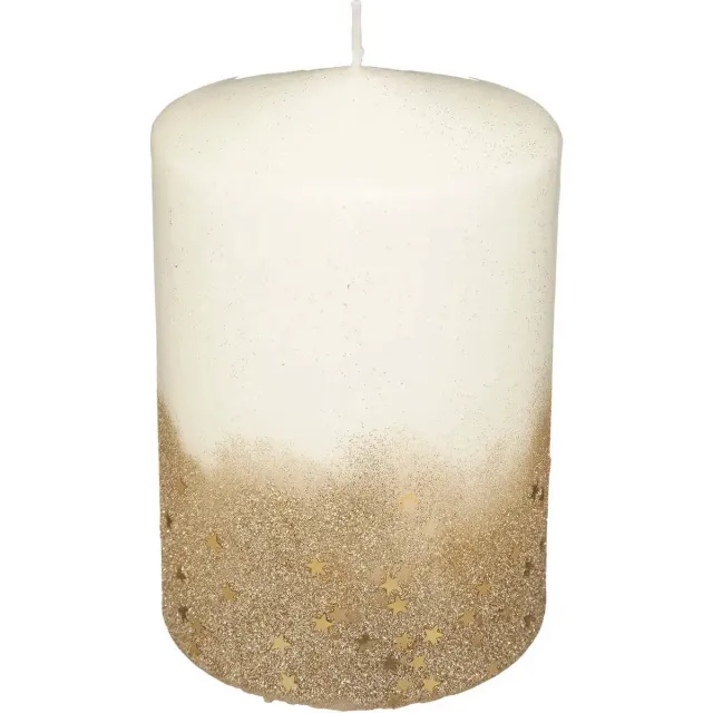Atmosphera Créateur d'intérieur® Decoratieve kaars met verloop, 90 g gouden