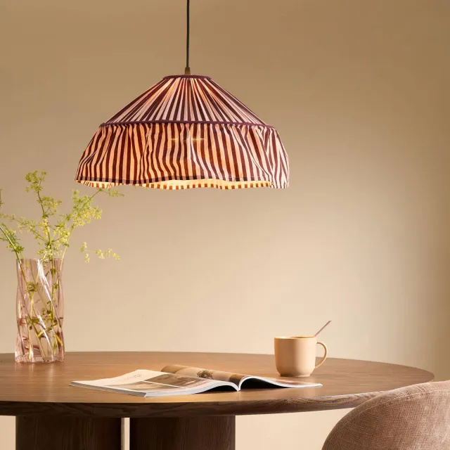 NOUS Living hanglamp Lucas (Ø40 cm) Aubergine