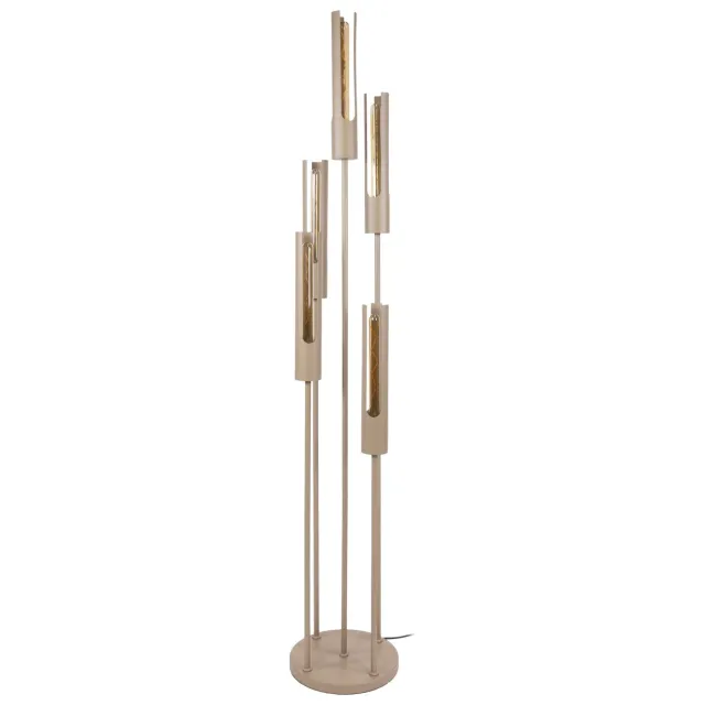 Nest of Nora Vloerlamp Evan - Getrapt 5-lichts buisvormig design - Beige