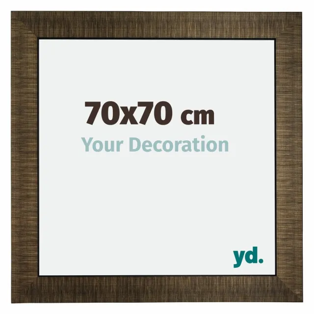 yd. Your Decoration - Fotolijst 70x70 cm - Hout - Champagne Geborsteld - Leeds