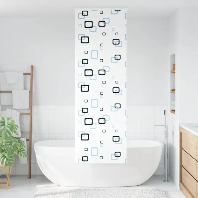 vidaXL Doucherolgordijn met cassette 80x240 cm stofbreedte 76 cm meerkleurig