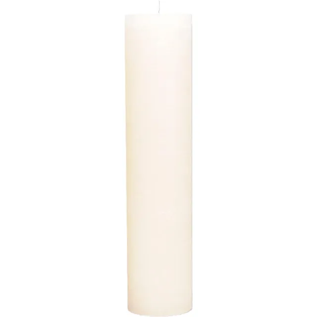 LUZ Rasteli Luz Your Senses Cilinder Kaars-Dinerkaarsen Wit-Aspergewit D 9 cm H 40 cm