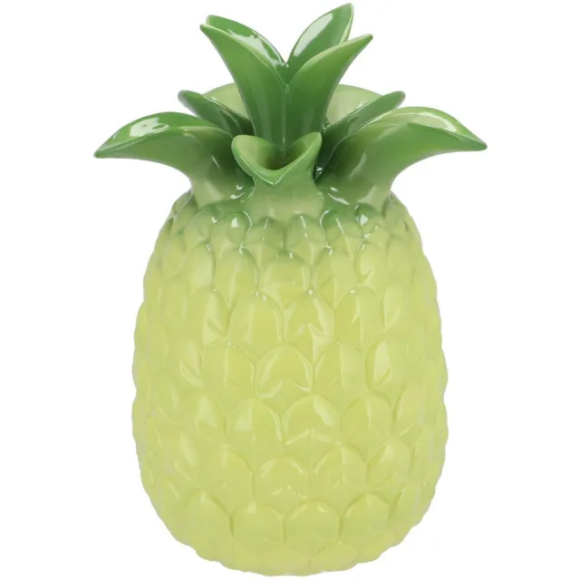 DK design Bloemenvaas Tropical Pineapple - ananas vaas - groen - D16 x H22 cm