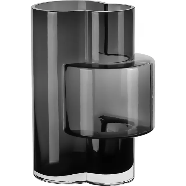Element Accessories Innovatieve modernistische hoge vaas, topdesign, constructivistisch FUSIO 32 Grey grijs