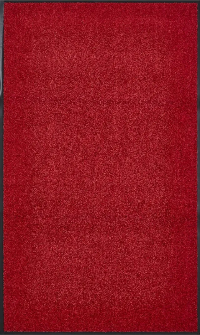Ibenzoa Absorberende en Antislip Deurmat voor Binnen en Overdekte Buitenruimtes - Rood 40 x 60 cm
