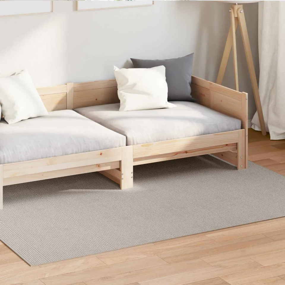 vidaXL Binnen kleed LUGO Crèmekleurig 140 x 200 cm Polyester, foto 3