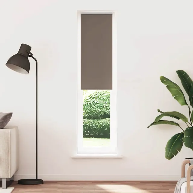 vidaXL Rolgordijn verduisterend koffie 45x230 cm stofbreedte 40,7 cm Bruin
