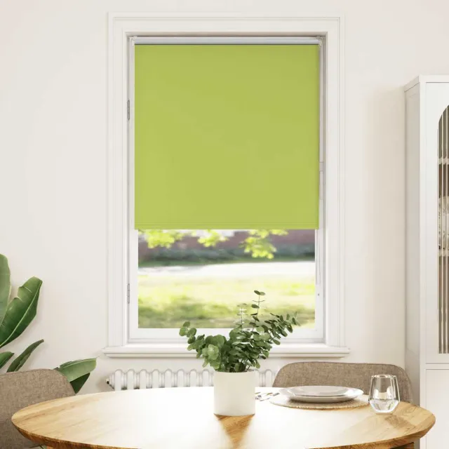 vidaXL Rolgordijn verduisterend 70x130cm stofbreedte 65,7 cm polyester Groen