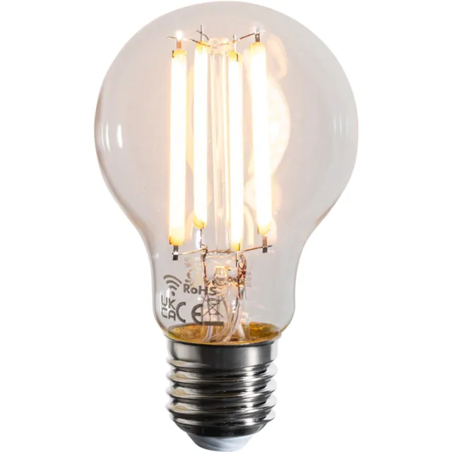 LUEDD Smart E27 dimbaar in Kelvin LED lamp A60 helder 7W 806 lm 1800-3000K