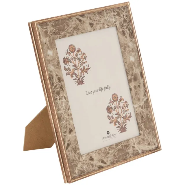 Atmosphera Créateur d'intérieur® Rechthoekige fotolijst Mable, 13 x 18 cm, bruin Marron