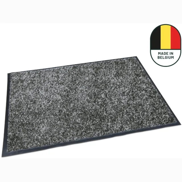 Studio M Deurmat - Deurmat Binnen - Droogloopmat - 60x80 cm - Classic Pro - Donkergrijs - Schoonloopmat - Antislip Deurmat - Extra Sterk - Gemaakt in België