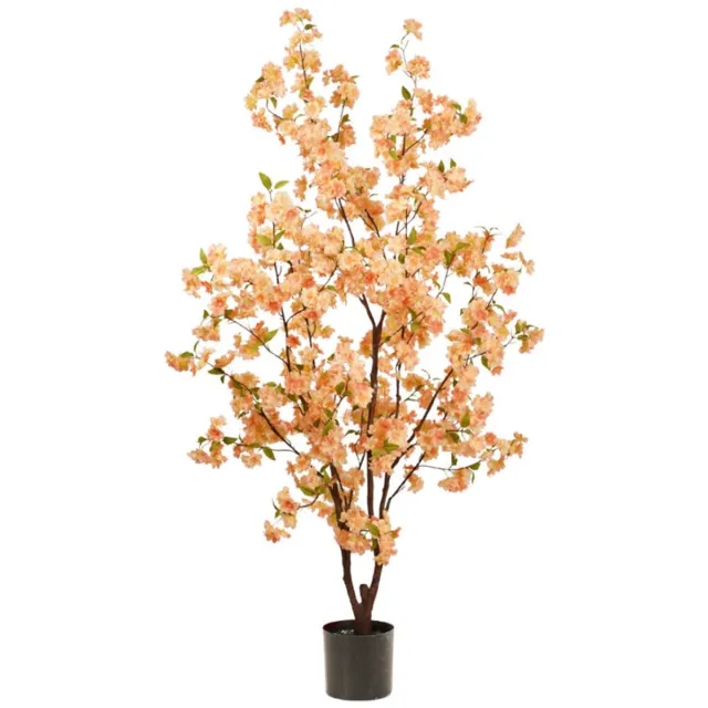 Emerald Kunstboom Kersenbloesem 175cm peach - Kunstplant voor binnen - Japanse Sakura - Bloesemboom - Cherry Blossom