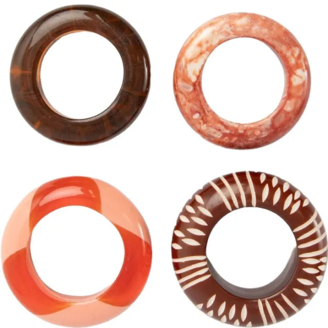Sissy-Boy servetring (ø6,2 cm) (set van 4) Multi