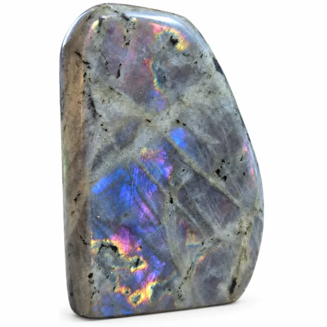 S4H Labradoriet Gepolijst NR 1 – 344 gram – Staande Edelsteen – Decoratieve Natuursteen