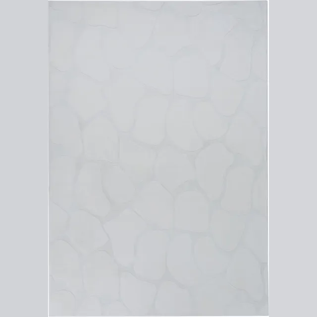 Beliani KAWI - Vloerkleed - Lichtgrijs - 160 x 230 cm - Polyester