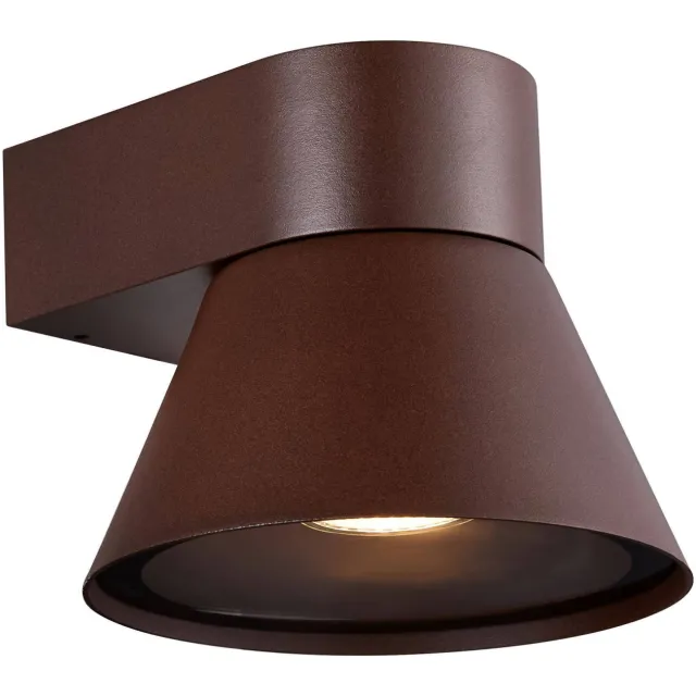 Nordlux wandlamp buiten Kyklop - rond - bruin Roest