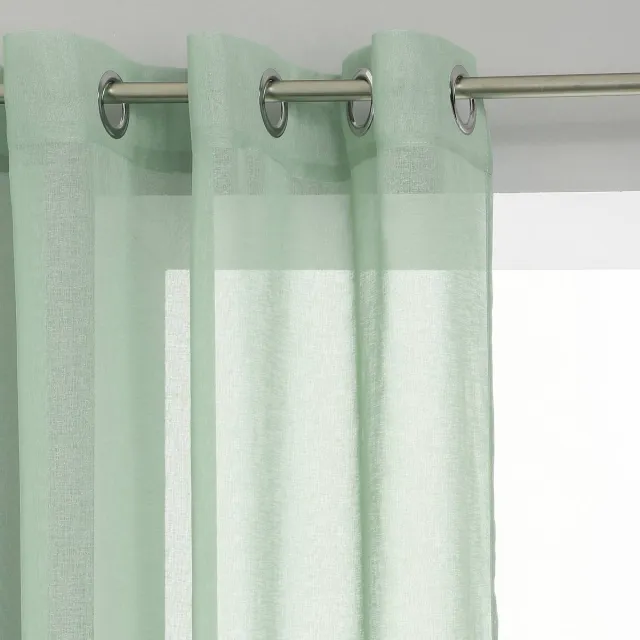 Atmosphera Créateur d'intérieur® Gordijn ETAMINE vert céladon