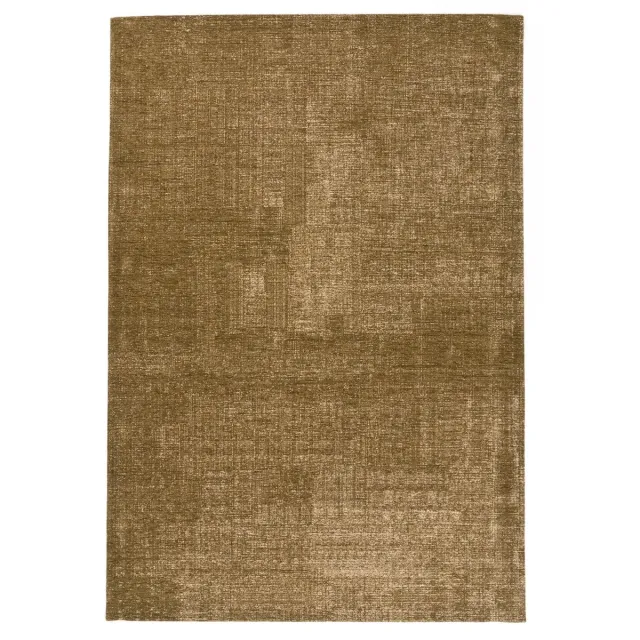 DÉJA Living Vloerkleed 200x290cm - Laagpolig Olijfgroen Stof - Emren