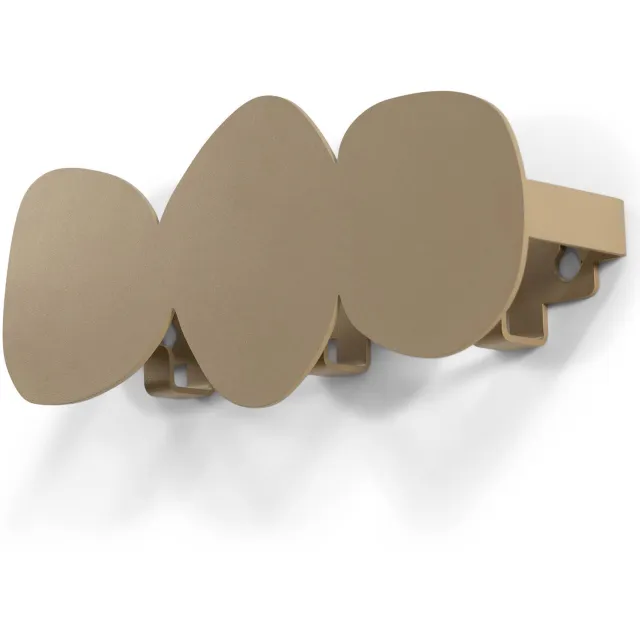 Spinder Design wandkapstok Tumulo Small Champagne