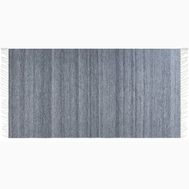 Beliani MALHIA - Vloerkleed - Grijs - 80 x 150 cm - Synthetisch materiaal