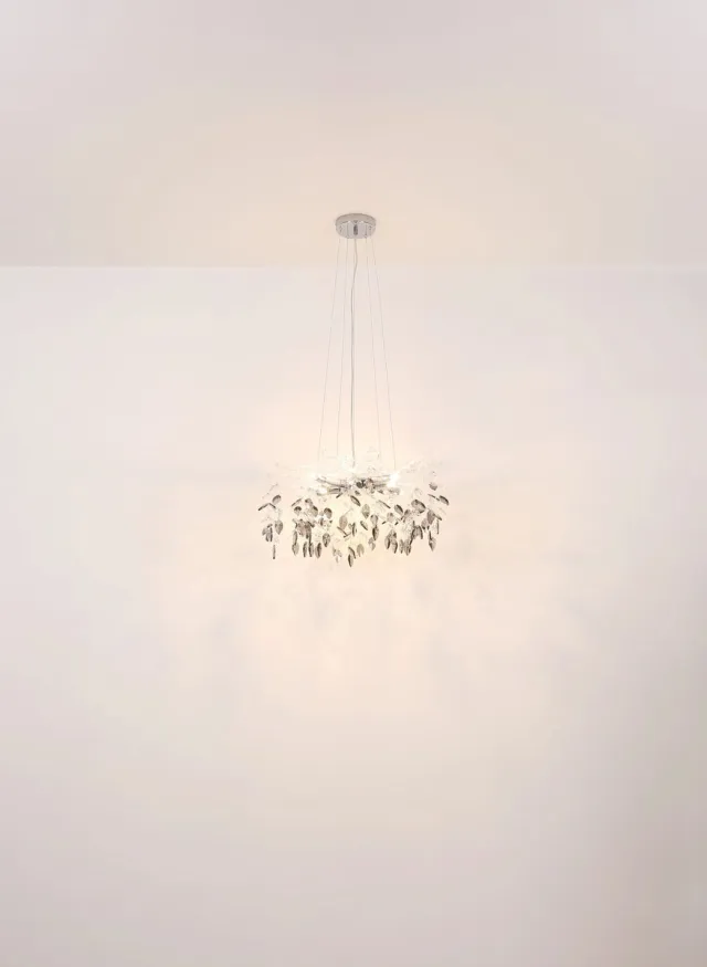 Globo Hanglamp - chroom - DANNA - glas - Ø 61cm - G9 - 64133-8 - Globo