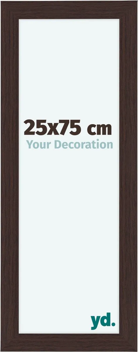 yd. Your Decoration - Fotolijst 25x75 cm - MDF - Eiken Donker - Como