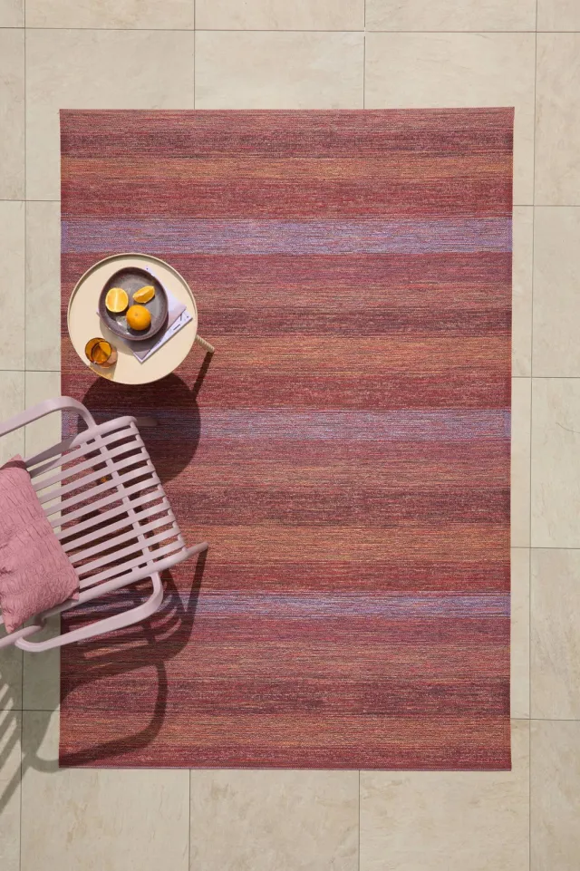 NOUS Living binnen- en buitenvloerkleed rood/roze/oranje (230x160 cm), foto 2