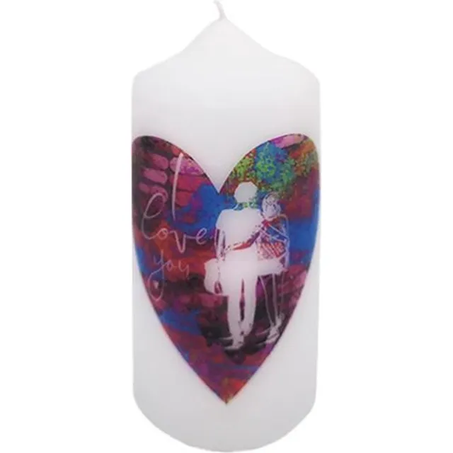Van Licht Kaars Liefdes Cadeau Love wit