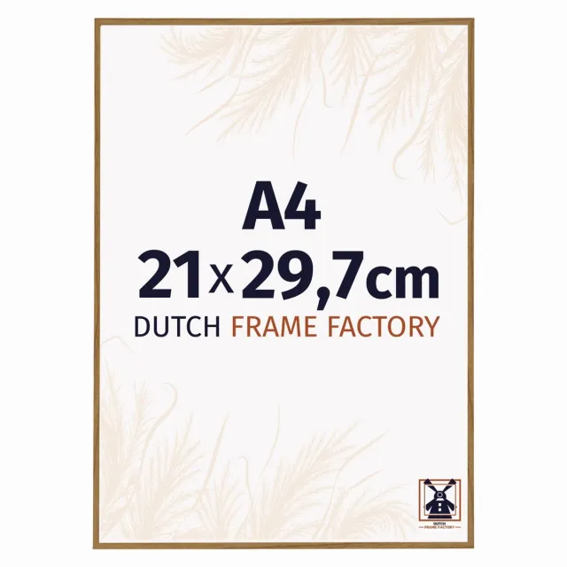 Dutch Frame Factory Fotolijst A4 21x29,7 cm - Kunststof - Beuken Licht - Easy