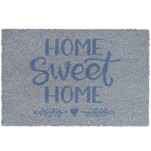 Esschert Design deurmat Home Sweet Home grijs en blauw 60 x 40 cm
