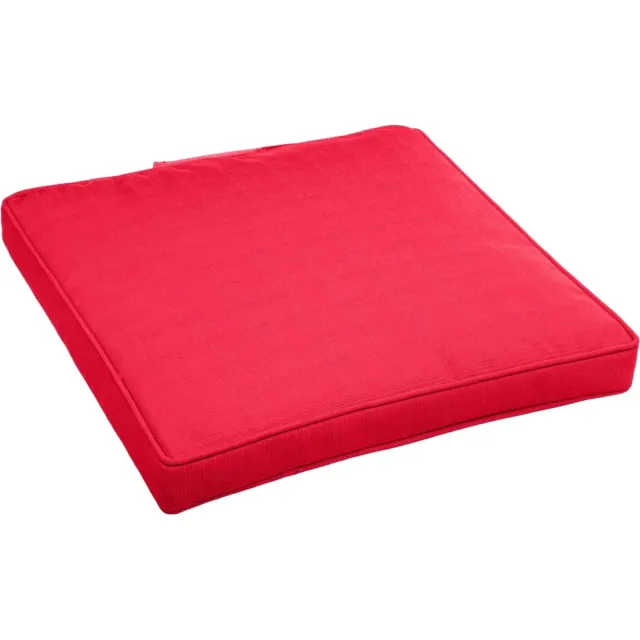 Hespéride Hesperide Stoelkussens - binnen/ buiten stoelen - rood - 40 x 4 cm - Water en UV-bestendig