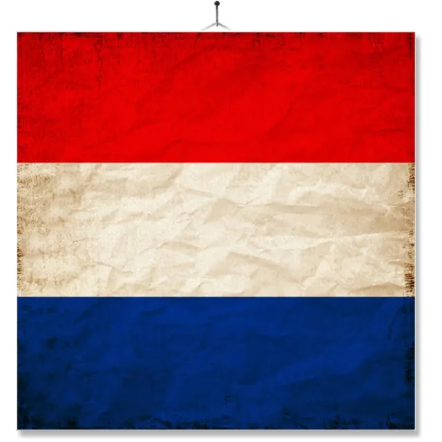 MC Living Tegel Met Opdruk | Verjaardag kado | Toilet WC | Vlag Nederland Multi-Color