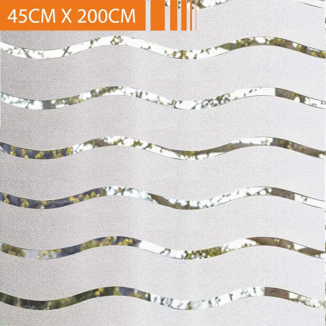 Simple Fix Raamfolie - 45cm x 200cm - Zonwerend en Isolerend - Plakfolie - Decoratiefolie - Statisch - Zonwerend - Anti Inkijk - Golvend - HR++