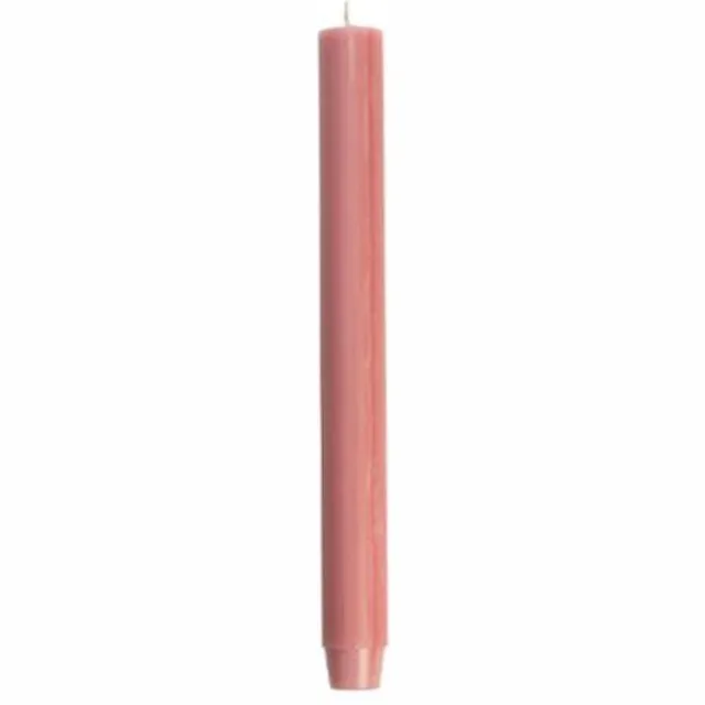 Rustik Lys Set van 20 Dinerkaarsen | Staub Rosa | 2,6 x 30 centimeter